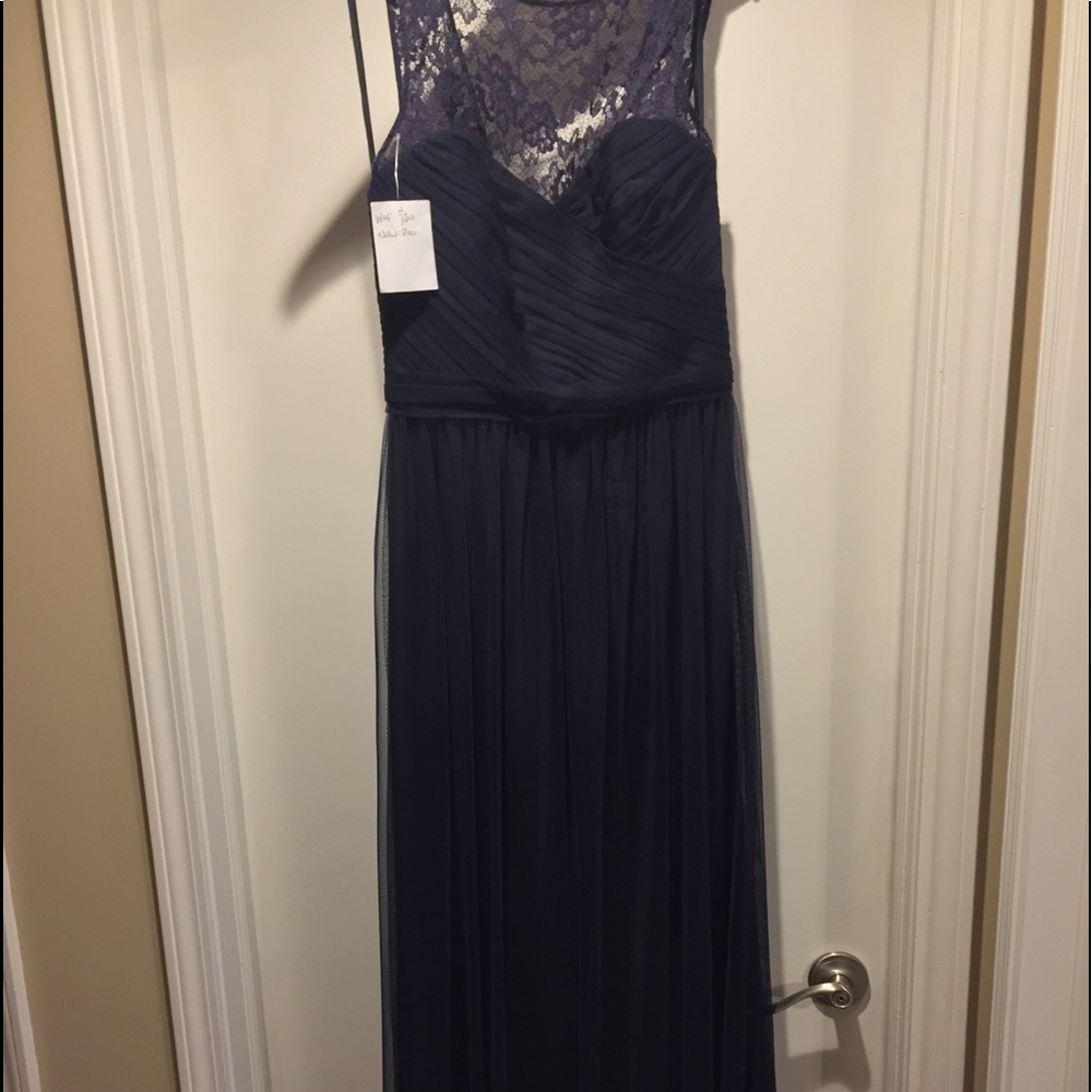 Navy Blue Bridesmaid Dress